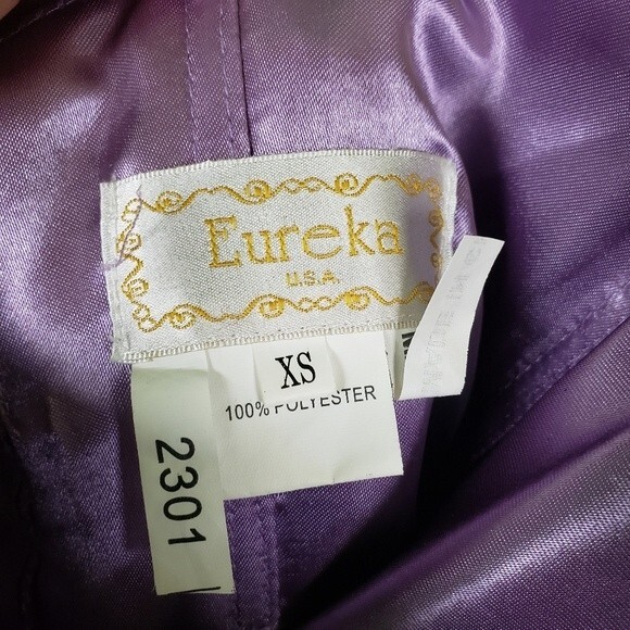 Eureka Women's Beaded Chiffon Mini Strapless Mini Evening Dress Size XS - Picture 9 of 11